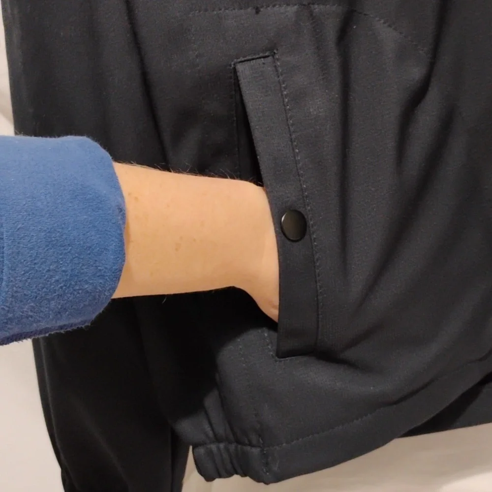 (X-61) SALE! Nomad Navy Tech Fleece Lined Jacket Sz.L Gently Worn